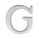 M Marcus Heritage Brass Letter G - Pin Fix 51mm